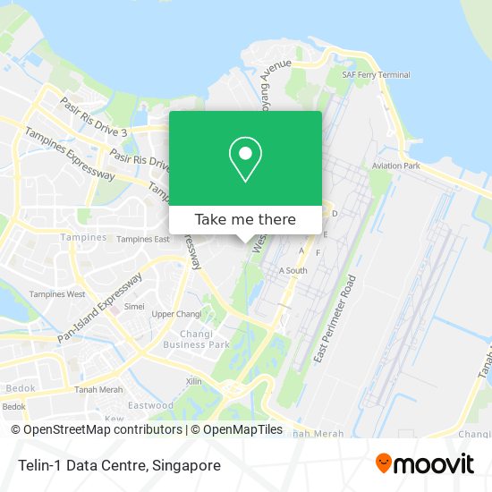 Telin-1 Data Centre map