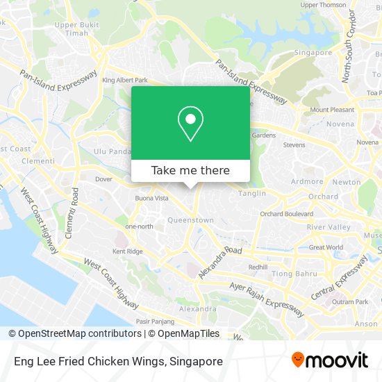 Eng Lee Fried Chicken Wings map