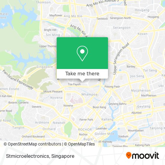 Stmicroelectronics map