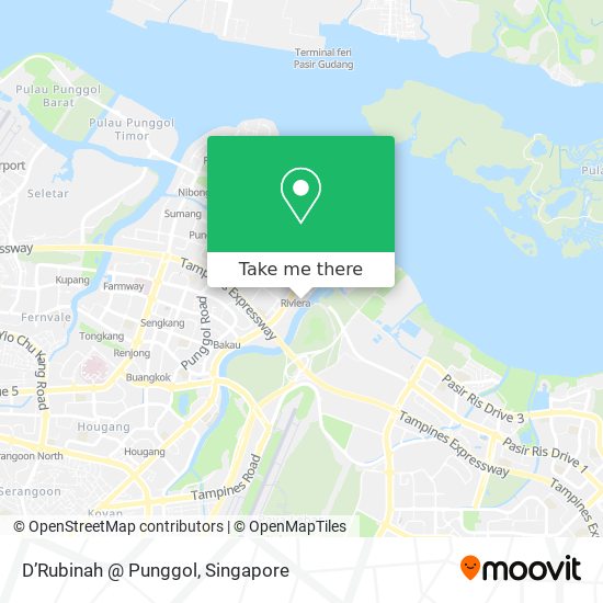 D’Rubinah @ Punggol map