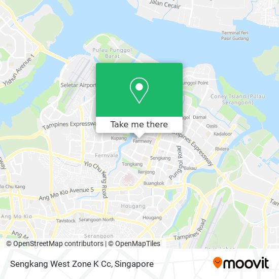 Sengkang West Zone K Cc map