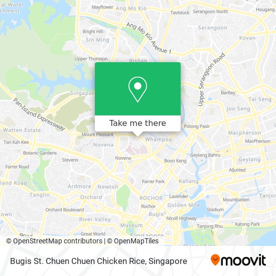 Bugis St. Chuen Chuen Chicken Rice map