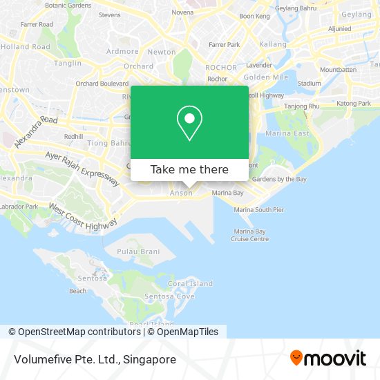 Volumefive Pte. Ltd. map