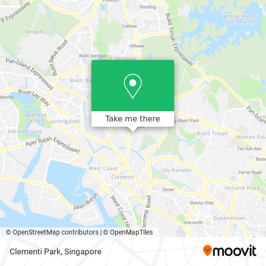 Clementi Park地图