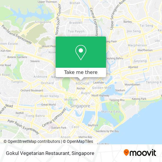 Gokul Vegetarian Restaurant map