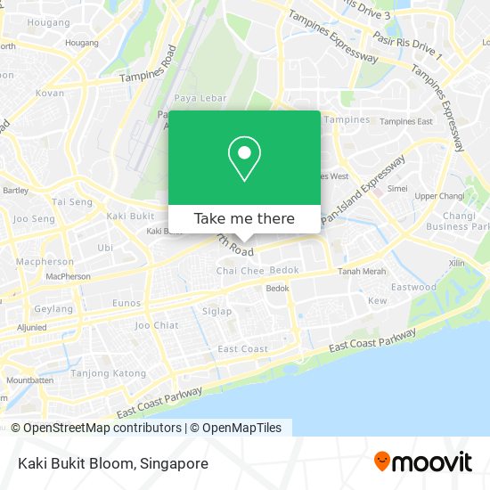 Kaki Bukit Bloom map