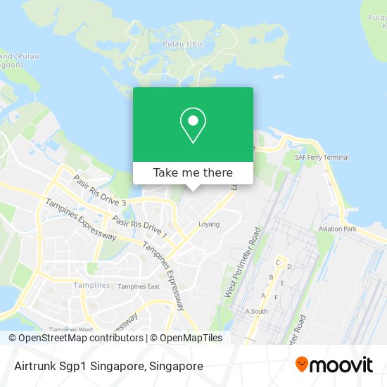 Airtrunk Sgp1 Singapore map