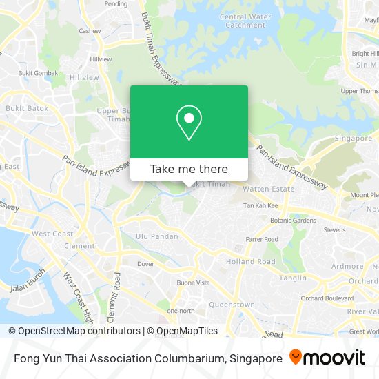 Fong Yun Thai Association Columbarium map