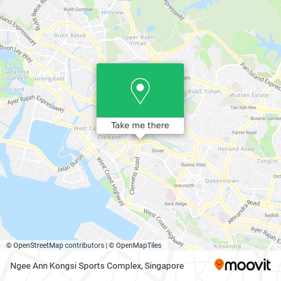 Ngee Ann Kongsi Sports Complex map