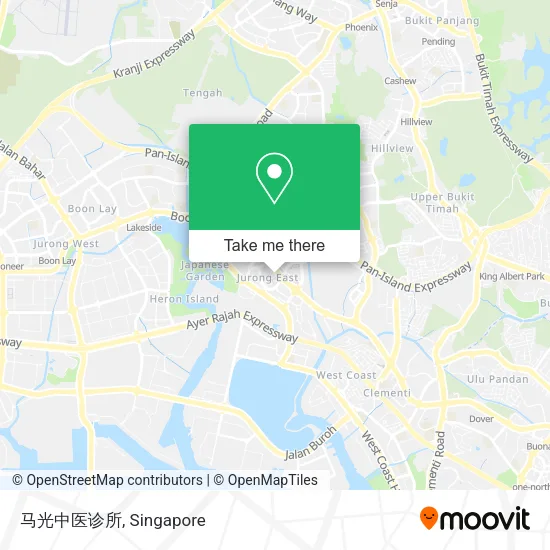 马光中医诊所地图