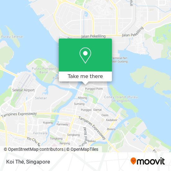 Koi Thé map