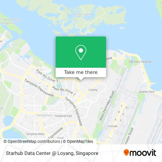 Starhub Data Center @ Loyang map