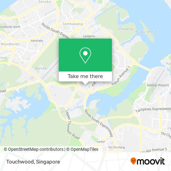Touchwood map