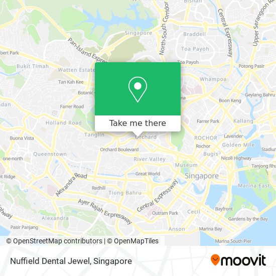 Nuffield Dental Jewel地图