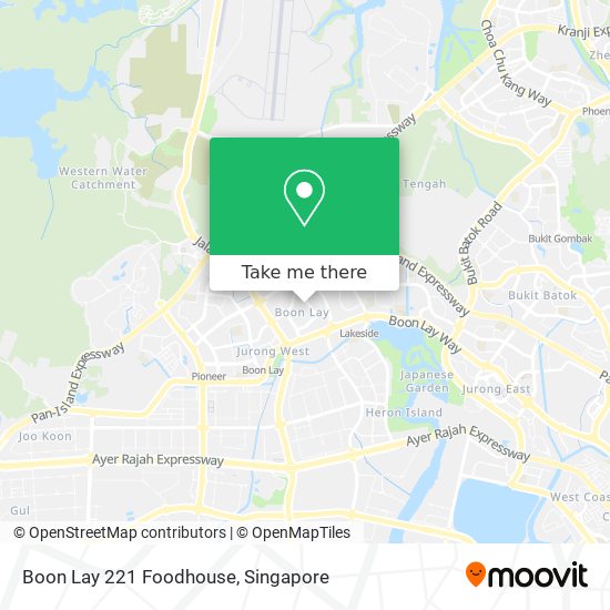 Boon Lay 221 Foodhouse map