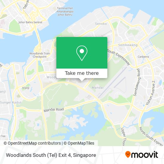 Woodlands South (Tel) Exit 4地图