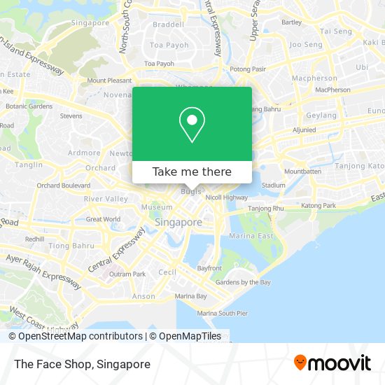 The Face Shop map