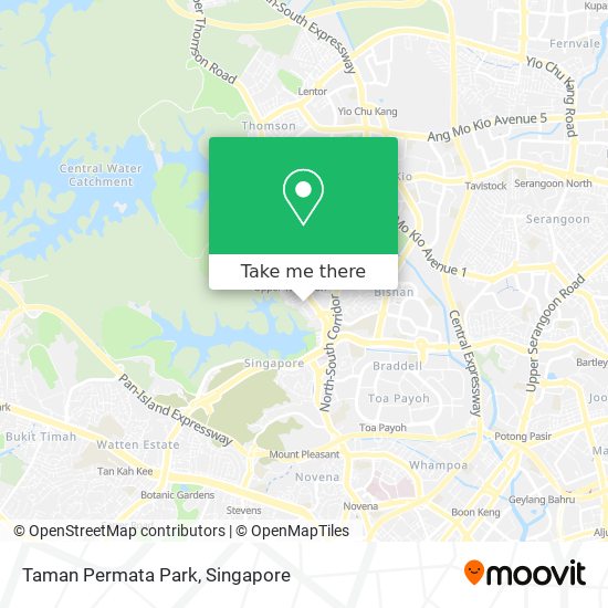 Taman Permata Park map