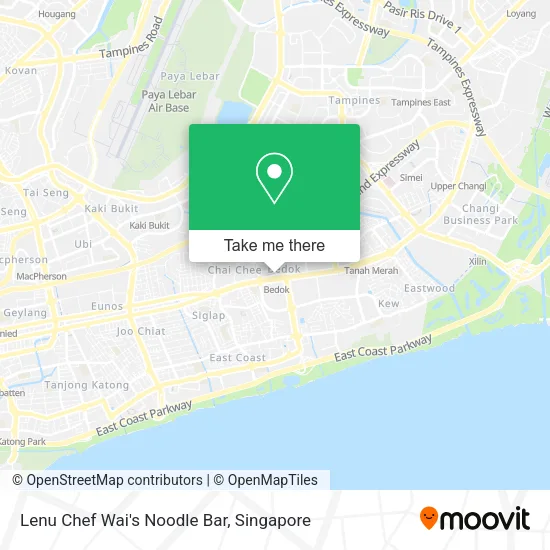 Lenu Chef Wai's Noodle Bar map