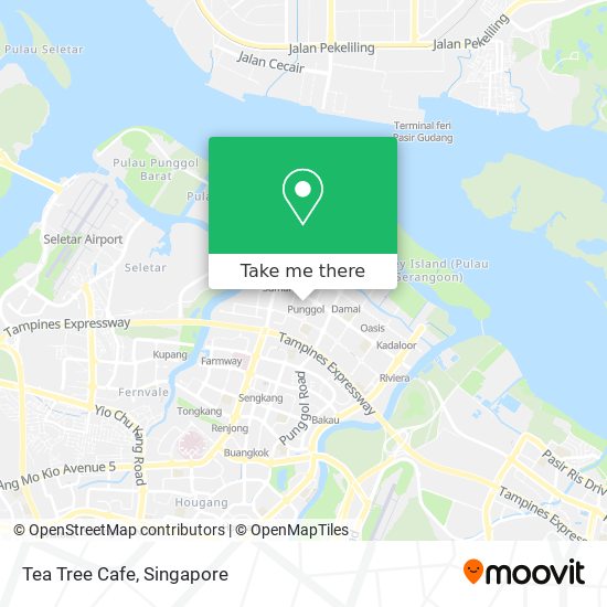 Tea Tree Cafe map