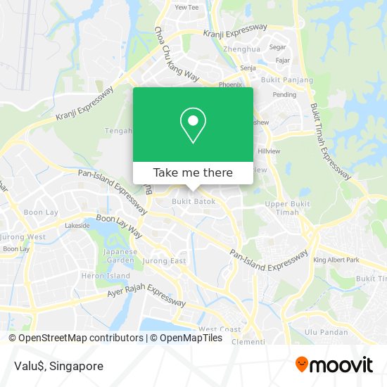 Valu$ map