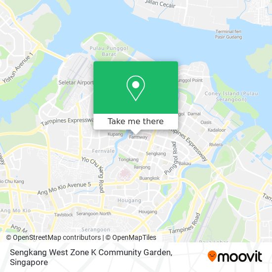 Sengkang West Zone K Community Garden map