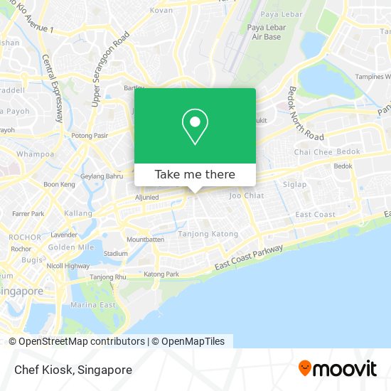 Chef Kiosk map