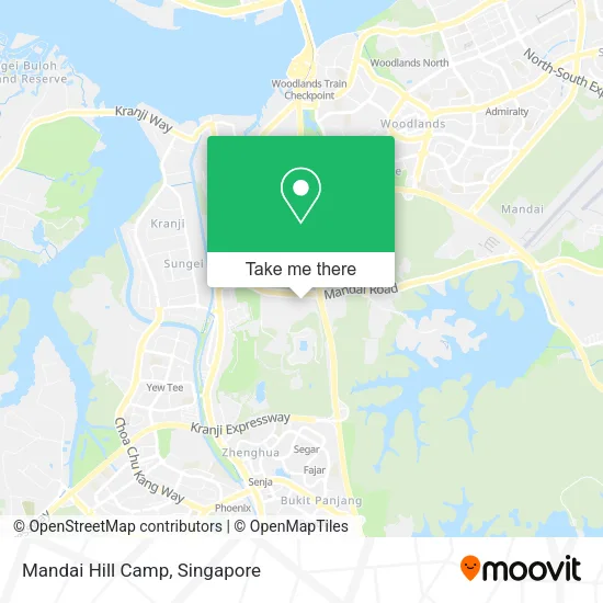Mandai Hill Camp map
