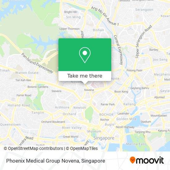 Phoenix Medical Group Novena地图