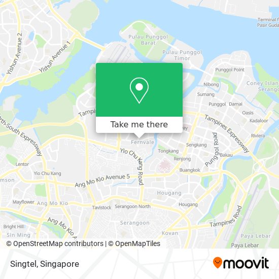 Singtel map