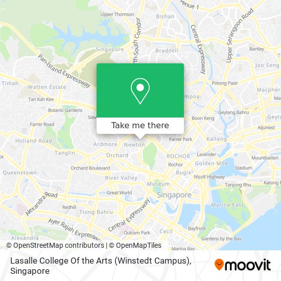 Lasalle College Of the Arts (Winstedt Campus) map