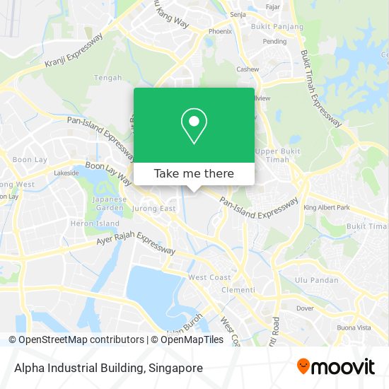 Alpha Industrial Building map