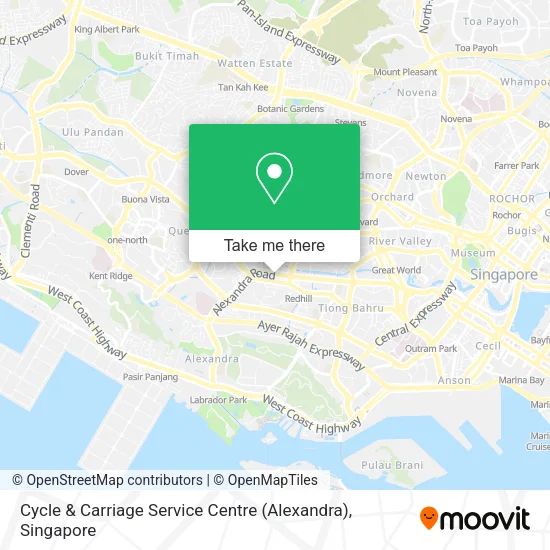 Cycle & Carriage Service Centre (Alexandra)地图