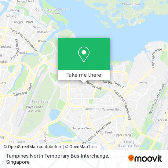 Tampines North Temporary Bus Interchange地图