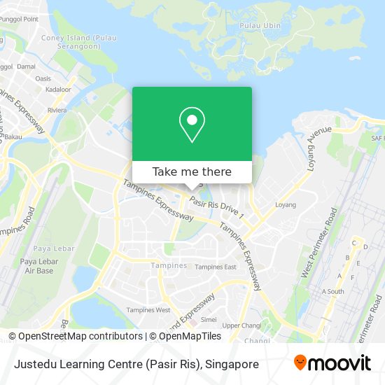 Justedu Learning Centre (Pasir Ris)地图