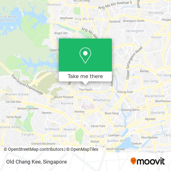 Old Chang Kee map
