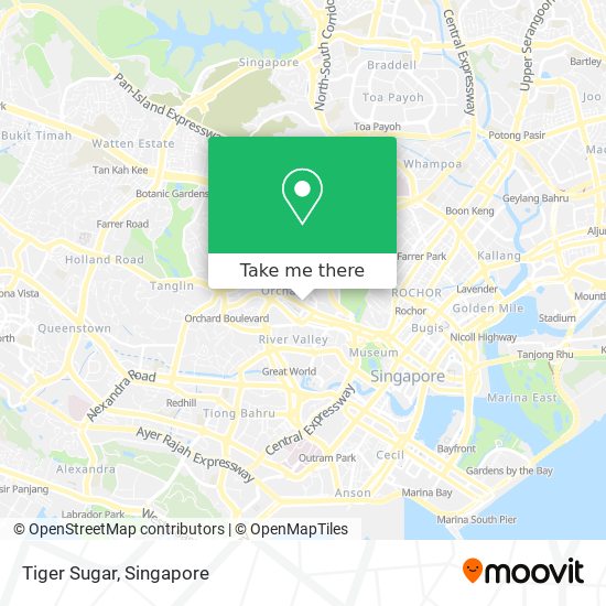 Tiger Sugar map