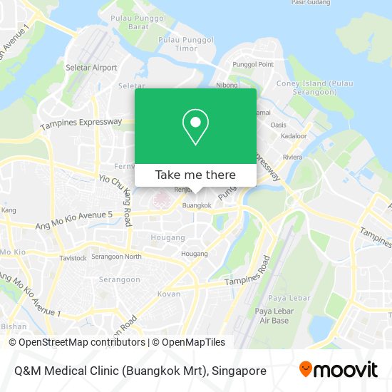 Q&M Medical Clinic (Buangkok Mrt) map