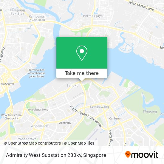 Admiralty West Substation 230kv map