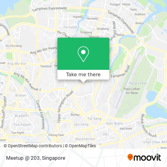 Meetup @ 203 map