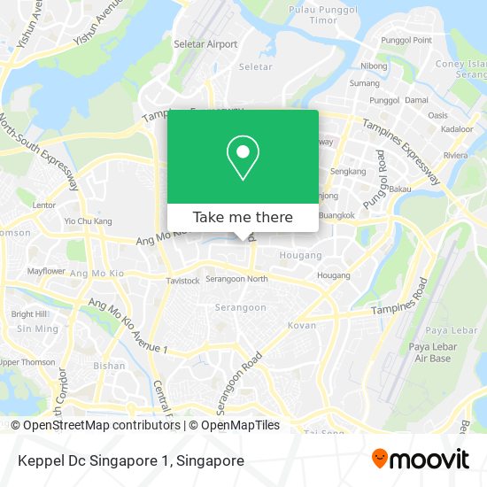 Keppel Dc Singapore 1 map