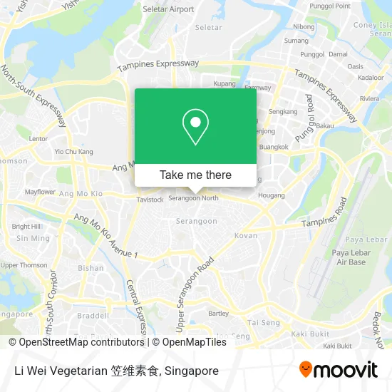 Li Wei Vegetarian 笠维素食 map