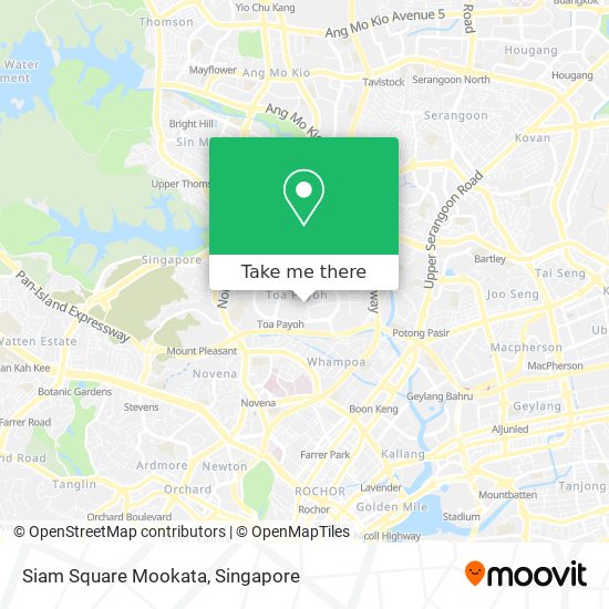 Siam Square Mookata map