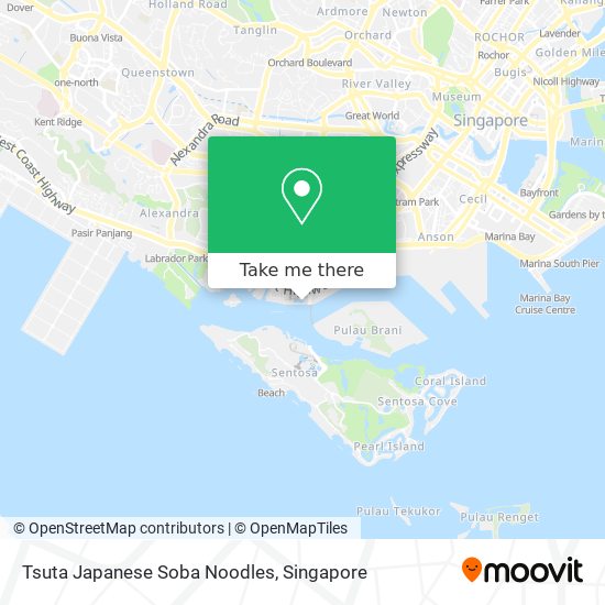 Tsuta Japanese Soba Noodles map