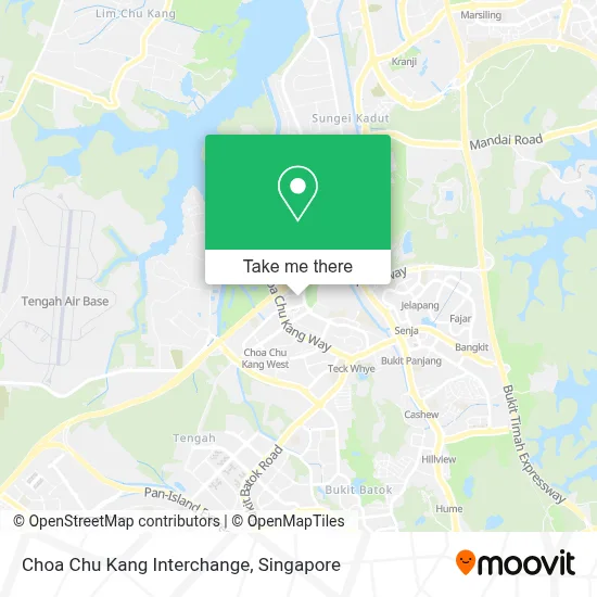 How to Get to Choa Chu Kang Interchange in Southwest by Bus or Metro?