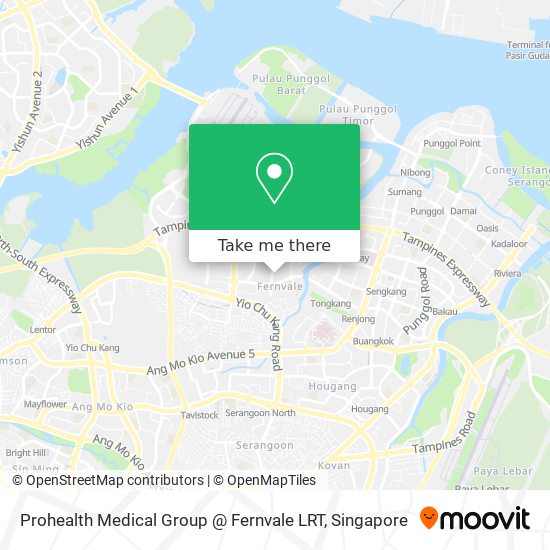Prohealth Medical Group @ Fernvale LRT map