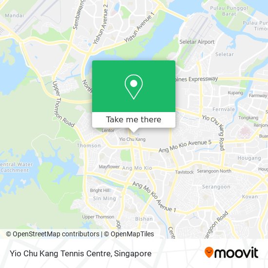 Yio Chu Kang Tennis Centre地图