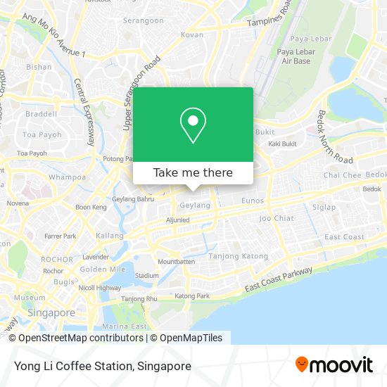Yong Li Coffee Station map