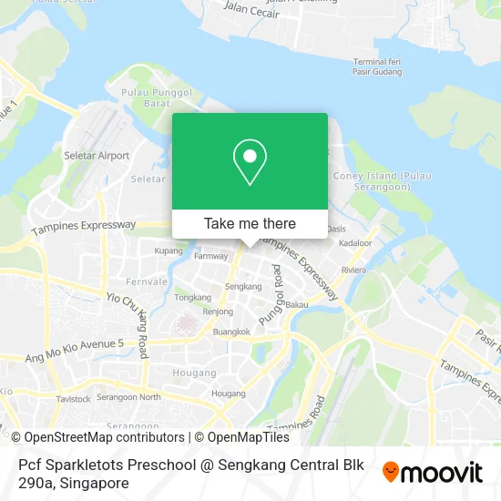 Pcf Sparkletots Preschool @ Sengkang Central Blk 290a map