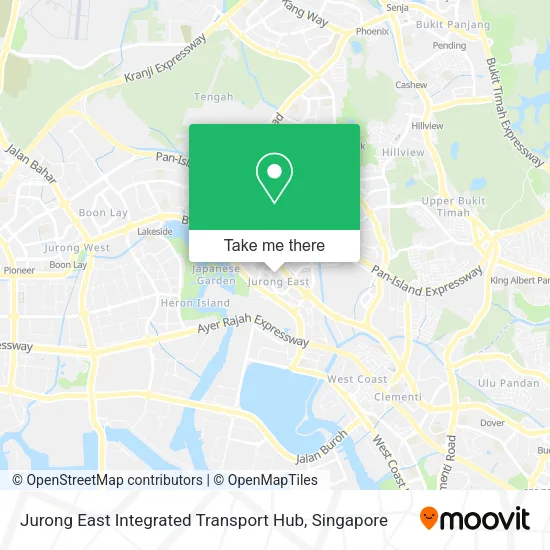 Jurong East Integrated Transport Hub map
